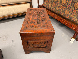 Vintage Carved Camphorwood Chest Circa: 1930's | Antique & Vintage | Moonee Ponds Antiques | Australia Wide Delivery