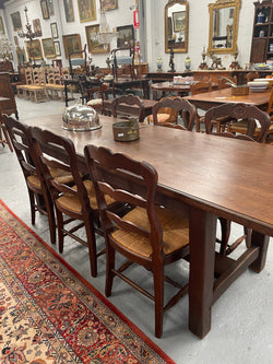 Set of 6 French Louis XV Style Rush Seat Dining Chairs | Antique & Vintage | Moonee Ponds Antiques | Australia Wide Delivery