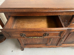 Beautiful French Provincial Oak 2 Door Buffet | Antique & Vintage | Moonee Ponds Antiques | Australia Wide Delivery