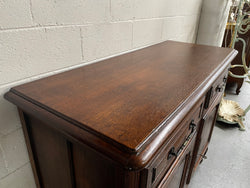 Beautiful French Provincial Oak 2 Door Buffet | Antique & Vintage | Moonee Ponds Antiques | Australia Wide Delivery