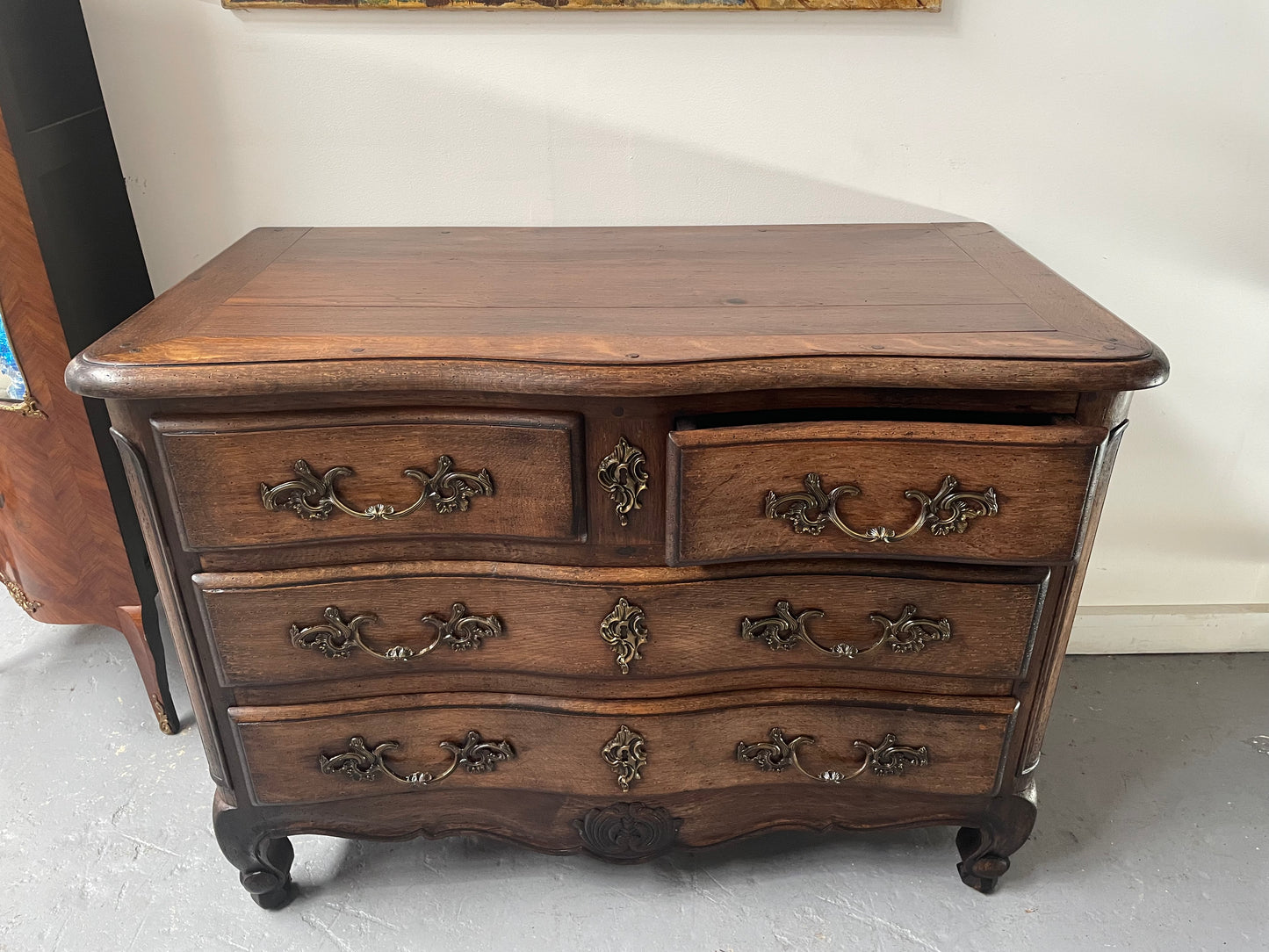 French Provincial Oak Chest of Drawers