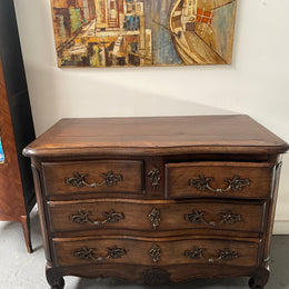 French Provincial Oak Chest of Drawers