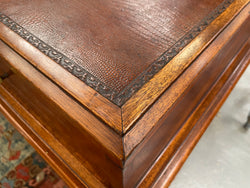Impressive Art Deco Leather Topped Twin Pedestal Desk | Antique & Vintage | Moonee Ponds Antiques | Australia Wide Delivery