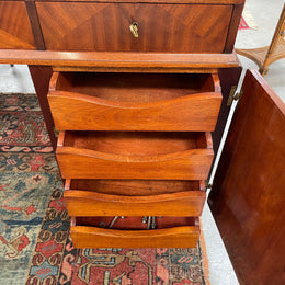 Impressive Art Deco Leather Topped Twin Pedestal Desk