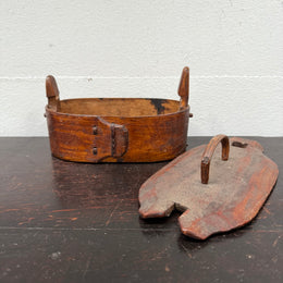 Antique Danish/Norwegian Bentwood Trinket Box