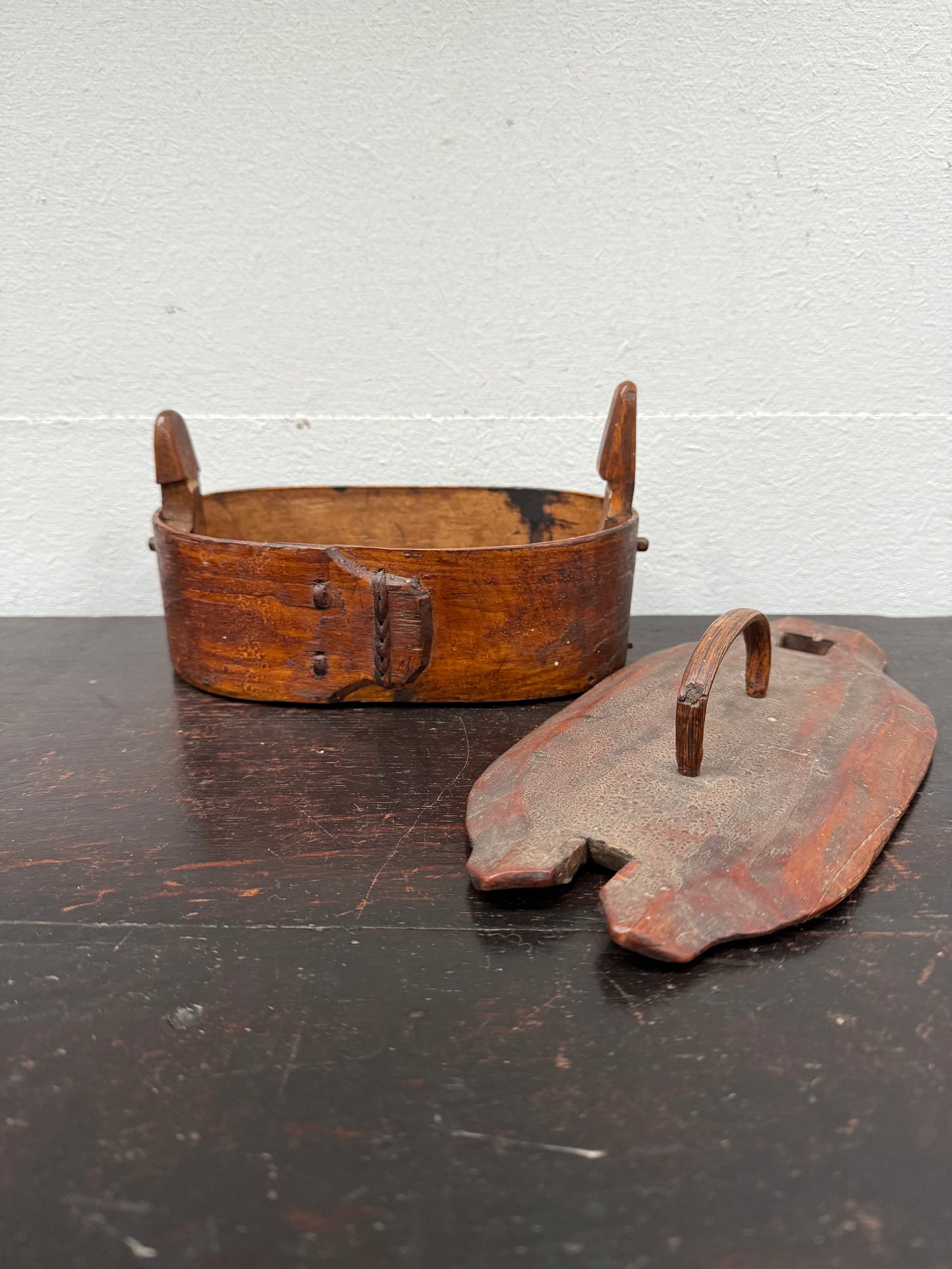 Antique Danish/Norwegian Bentwood Trinket Box