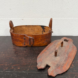 Antique Danish/Norwegian Bentwood Trinket Box