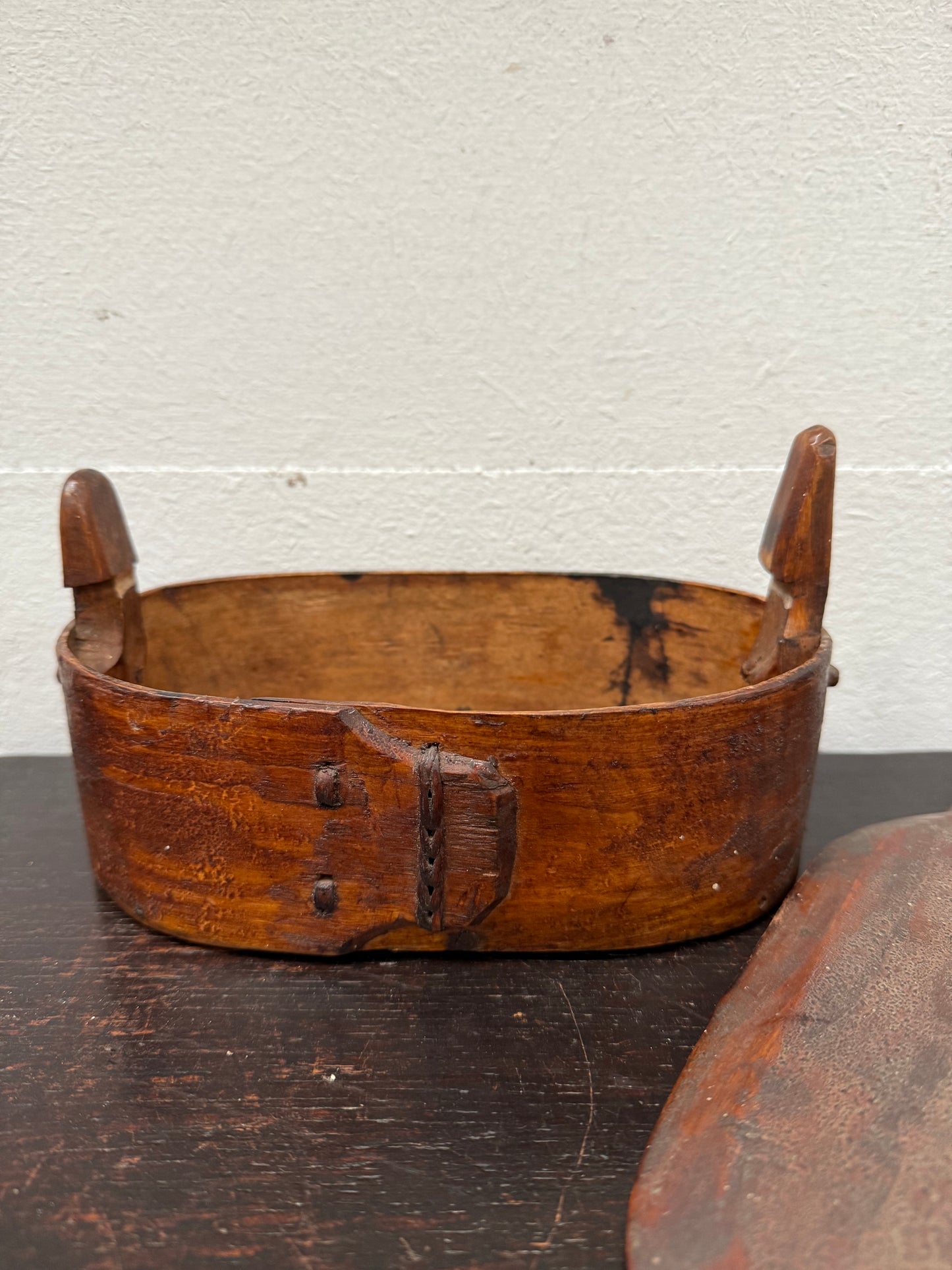 Antique Danish/Norwegian Bentwood Trinket Box