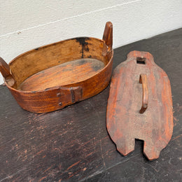 Antique Danish/Norwegian Bentwood Trinket Box