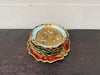 Set of Vintage Italian Florentine Wooden Coasters | Antique & Vintage | Moonee Ponds Antiques | Australia Wide Delivery
