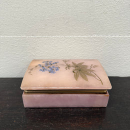 Vintage Alabaster Trinket Box