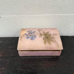 Vintage Alabaster Trinket Box