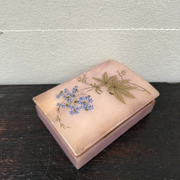 Vintage Alabaster Trinket Box