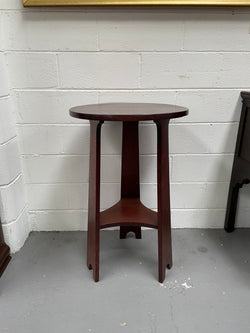 Practical Round Arts & Crafts Side Table | Antique & Vintage | Moonee Ponds Antiques | Australia Wide Delivery