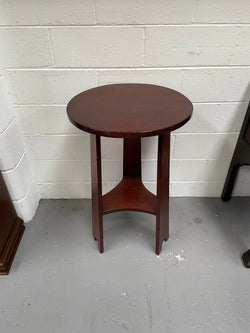 Practical Round Arts & Crafts Side Table | Antique & Vintage | Moonee Ponds Antiques | Australia Wide Delivery