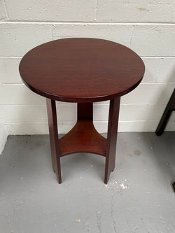 Practical Round Arts & Crafts Side Table | Antique & Vintage | Moonee Ponds Antiques | Australia Wide Delivery