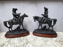 A Pair of Victorian Spelter Statues | Antique & Vintage | Moonee Ponds Antiques | Australia Wide Delivery