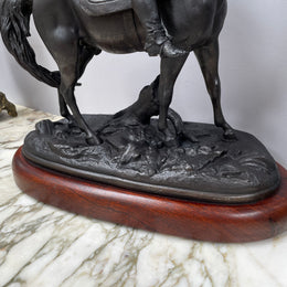 A  Pair of Victorian Spelter Statues