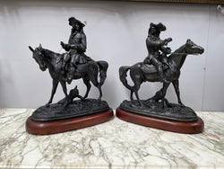 A Pair of Victorian Spelter Statues | Antique & Vintage | Moonee Ponds Antiques | Australia Wide Delivery
