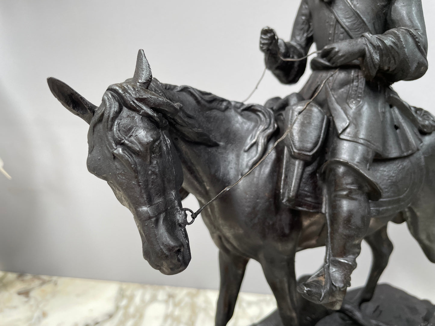 A  Pair of Victorian Spelter Statues