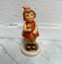 Hummel Figurine "Roses are Red" Stamped 762 1993 | Antique & Vintage | Moonee Ponds Antiques | Australia Wide Delivery
