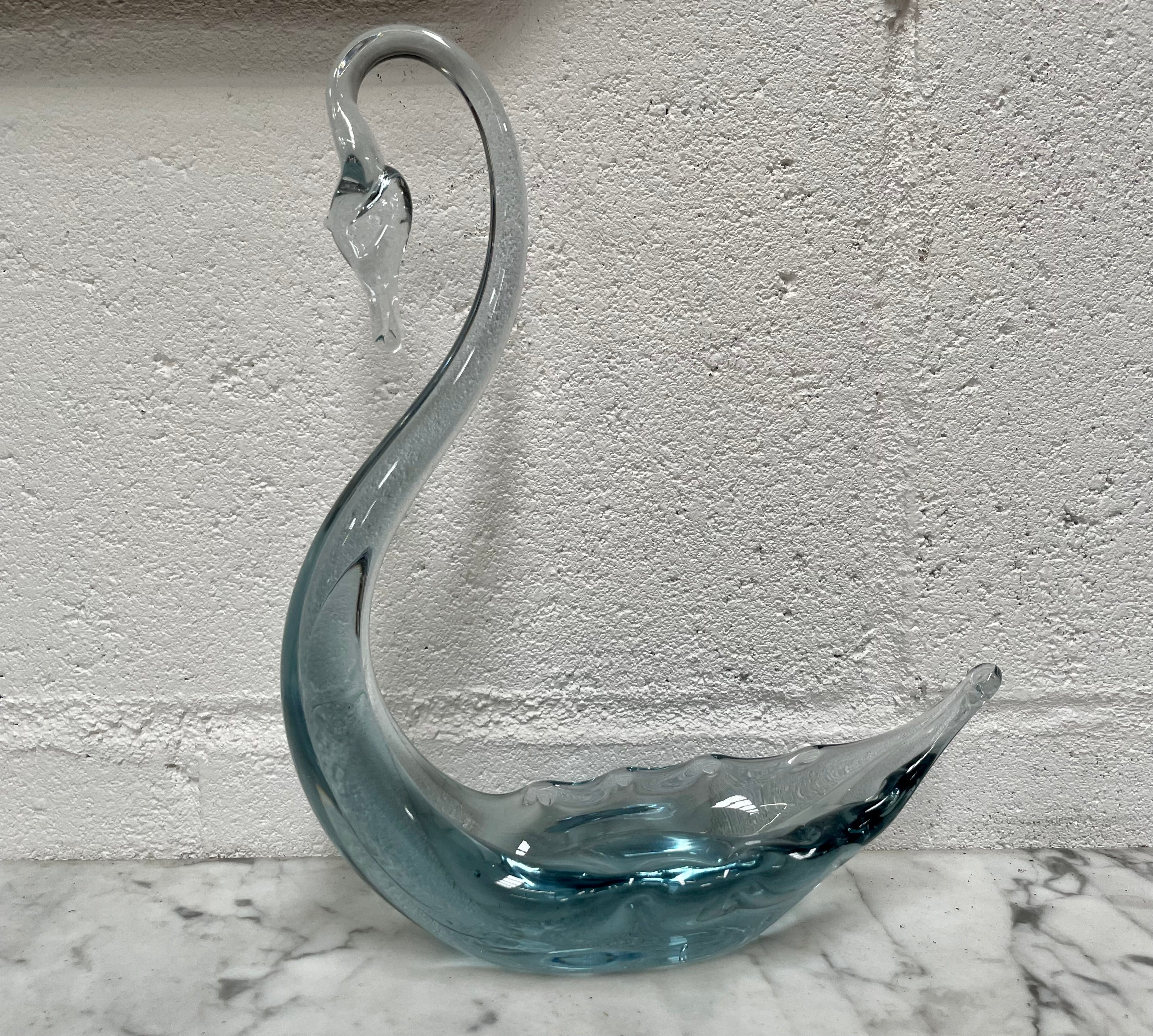 Beautiful Murano Style Glass Swan | Antique & Vintage | Moonee Ponds Antiques | Australia Wide Delivery