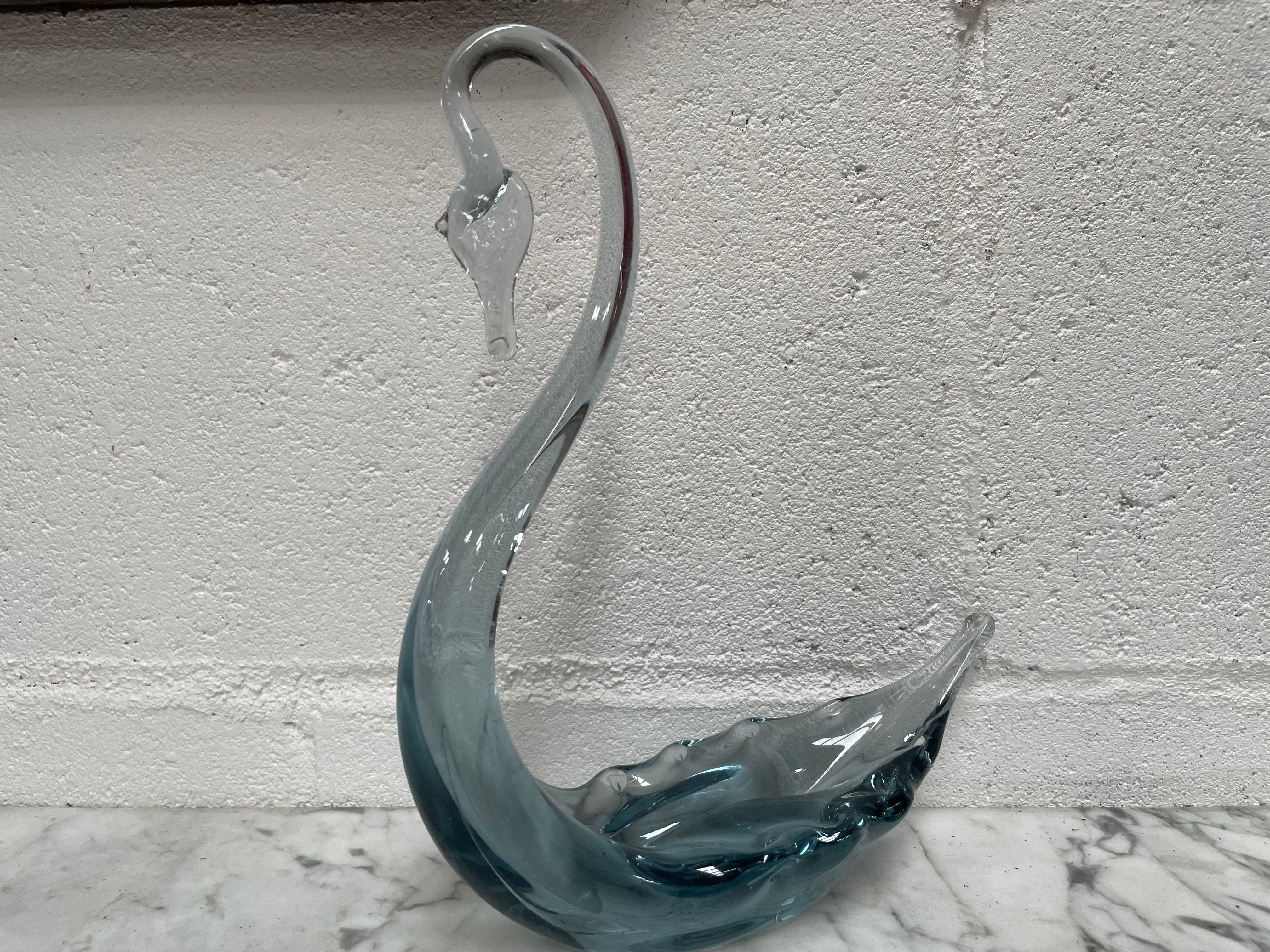 Beautiful Murano Style Glass Swan | Antique & Vintage | Moonee Ponds Antiques | Australia Wide Delivery