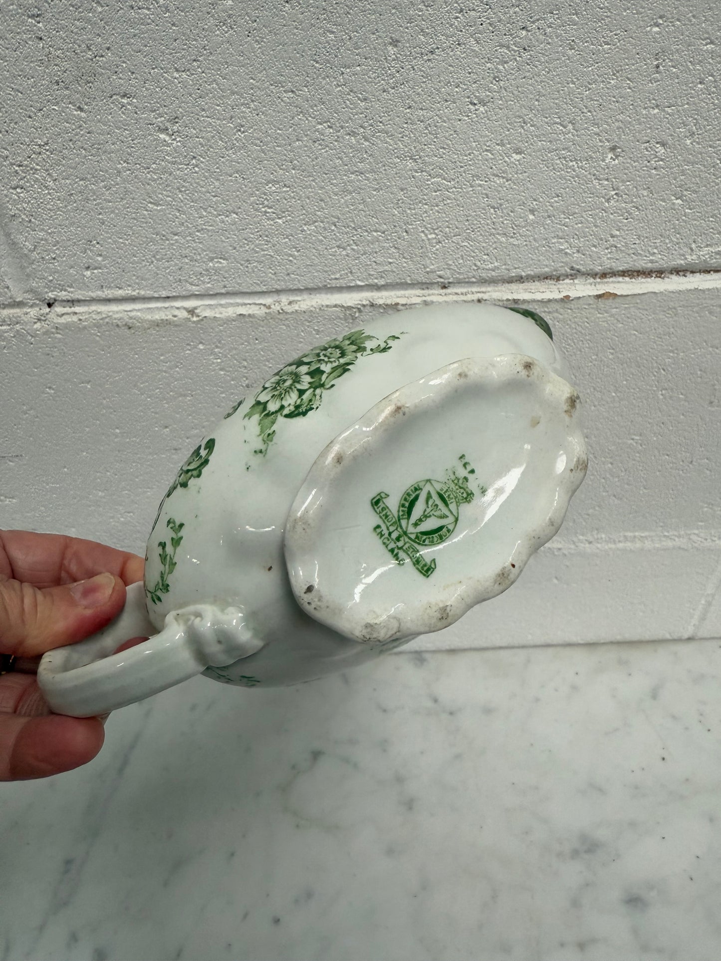 Vintage English Bishop and Stonier Gravy Boat