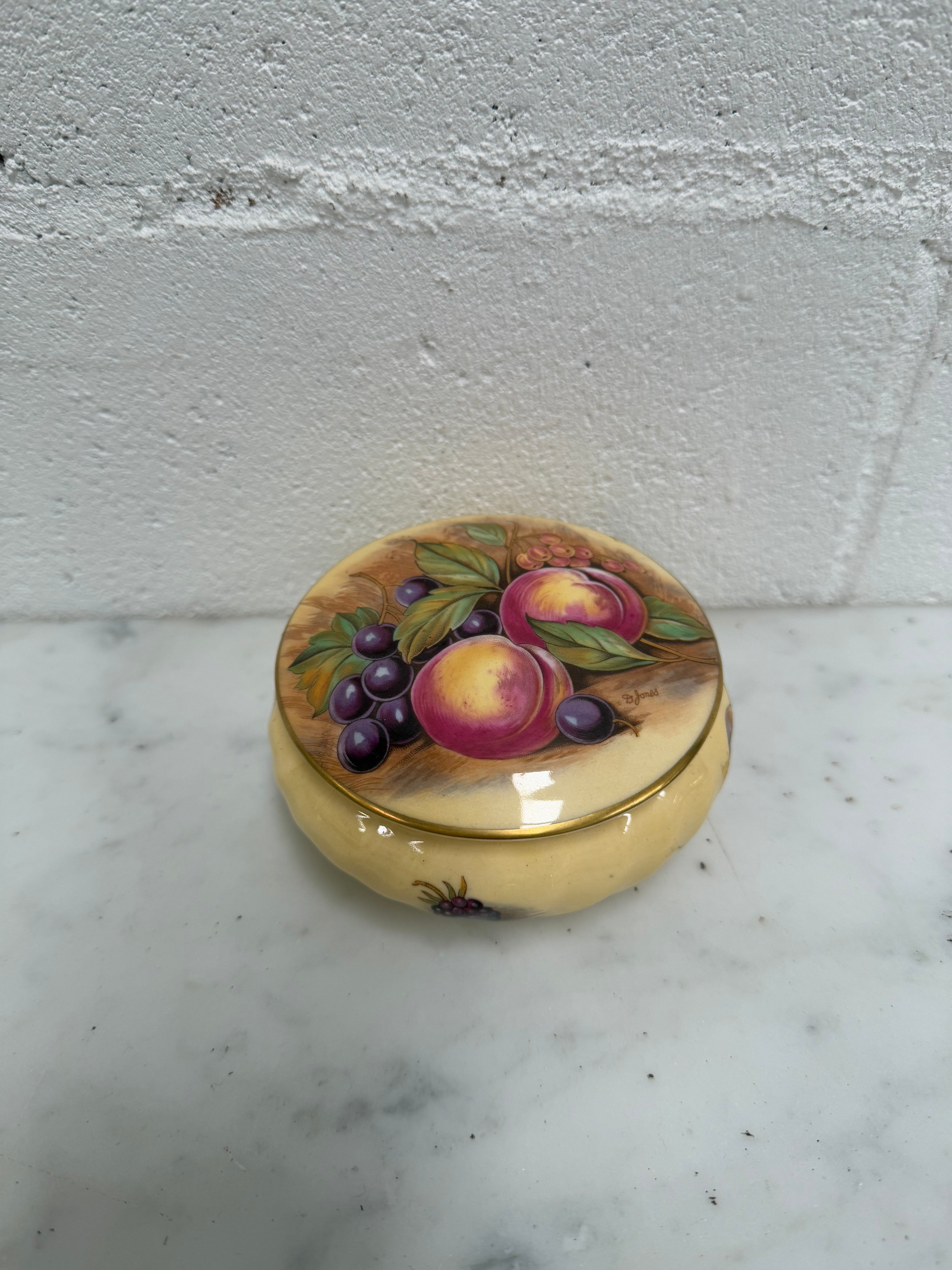 Aynsley Orchard Trinket Box | Antique & Vintage | Moonee Ponds Antiques | Australia Wide Delivery