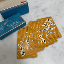 Vintage Australian Playing Cards 'Aboriginal Cave Drawings'