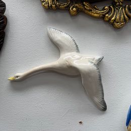 Vintage English Wall Hanging Flying Duck