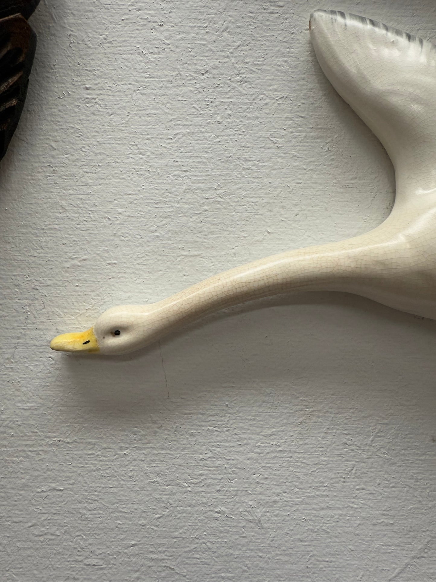 Vintage English Wall Hanging Flying Duck