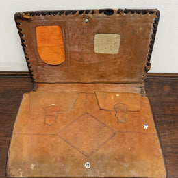 Vintage Hand Made Egyptian Leather Satchel/Case