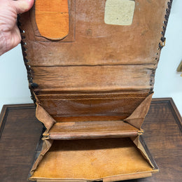 Vintage Hand Made Egyptian Leather Satchel/Case