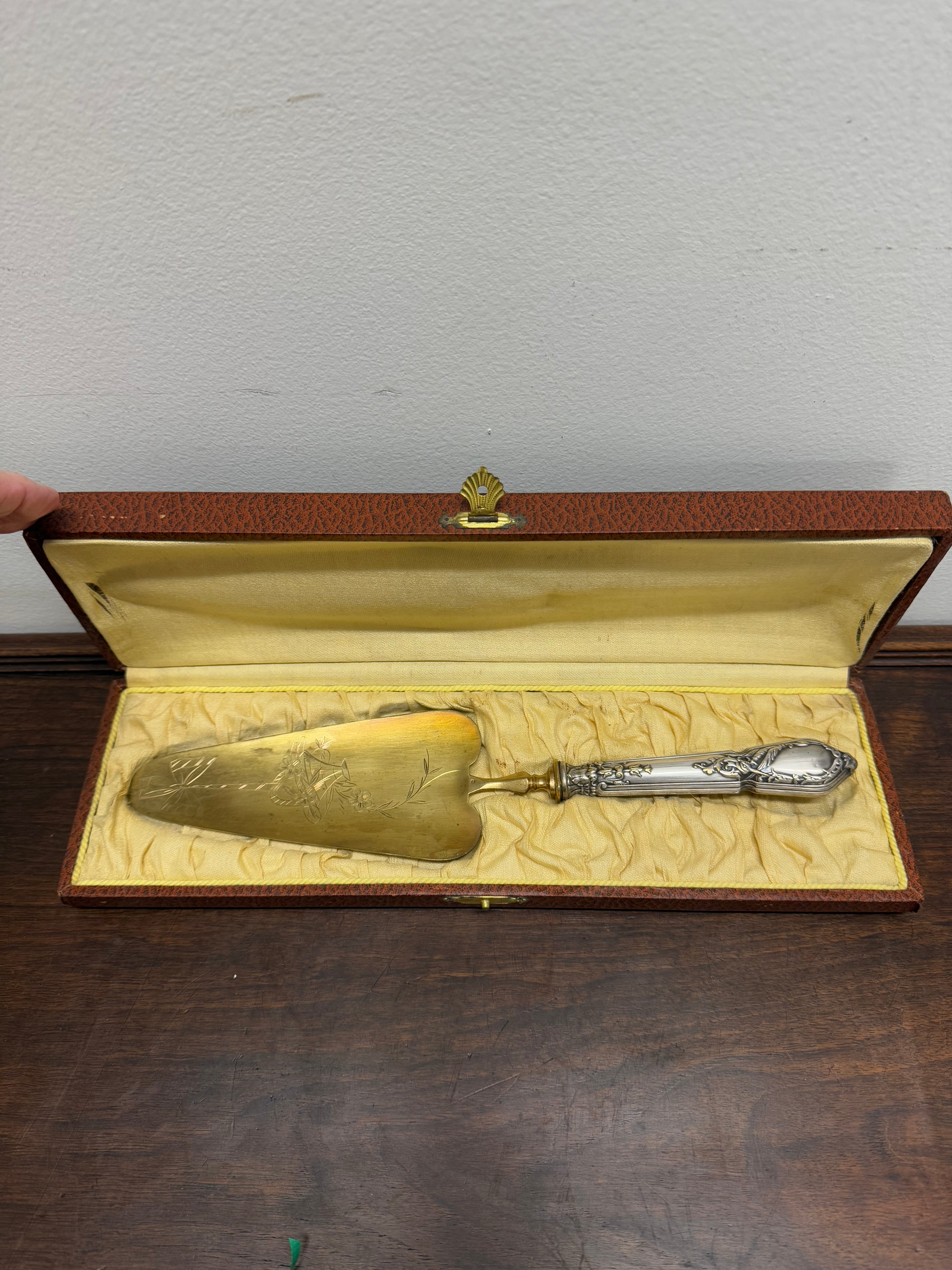 Vintage European Cake Server In Original Box
