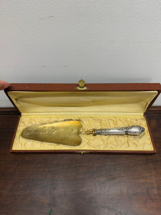 Vintage European Cake Server In Original Box