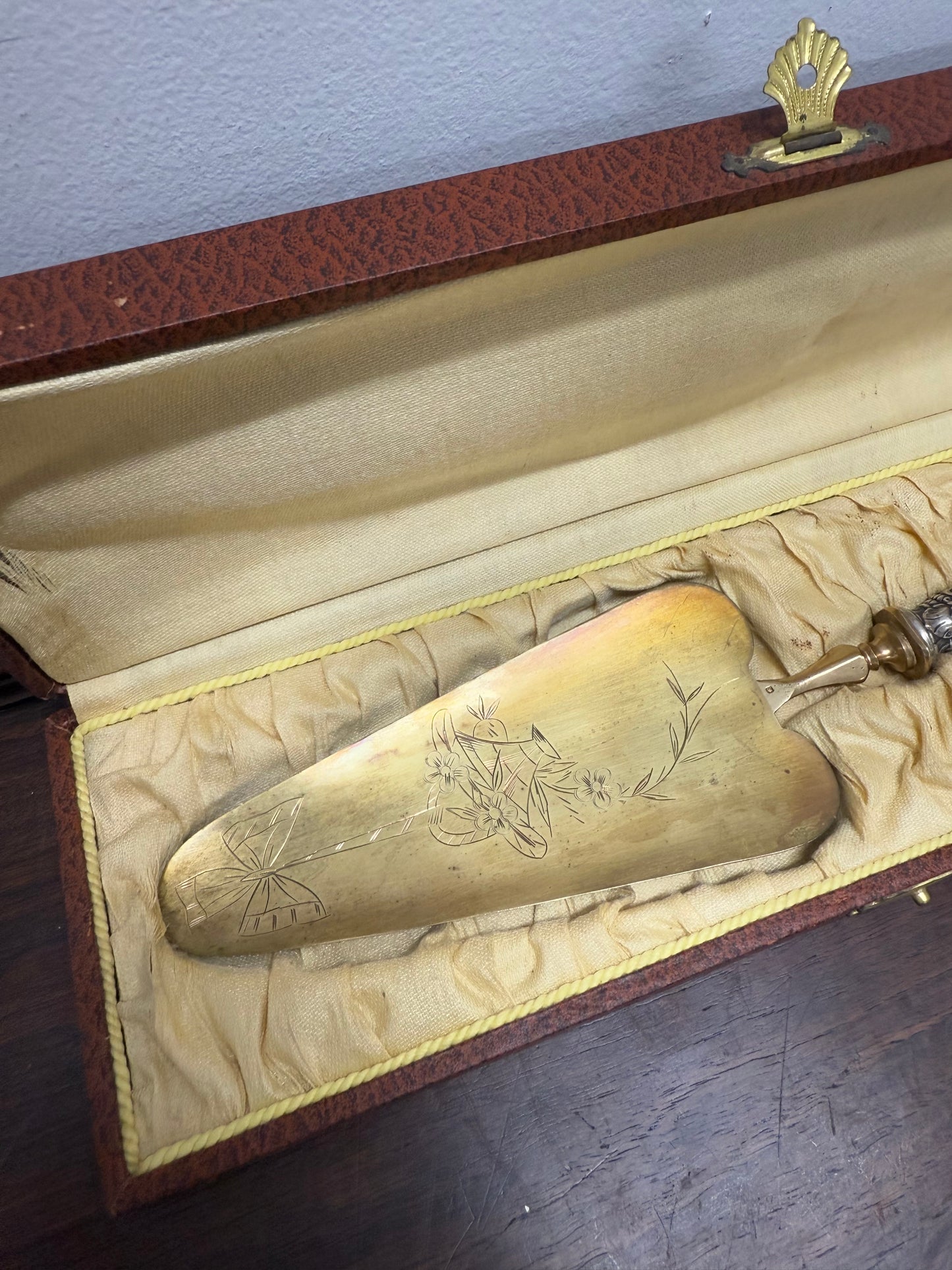 Vintage European Cake Server In Original Box