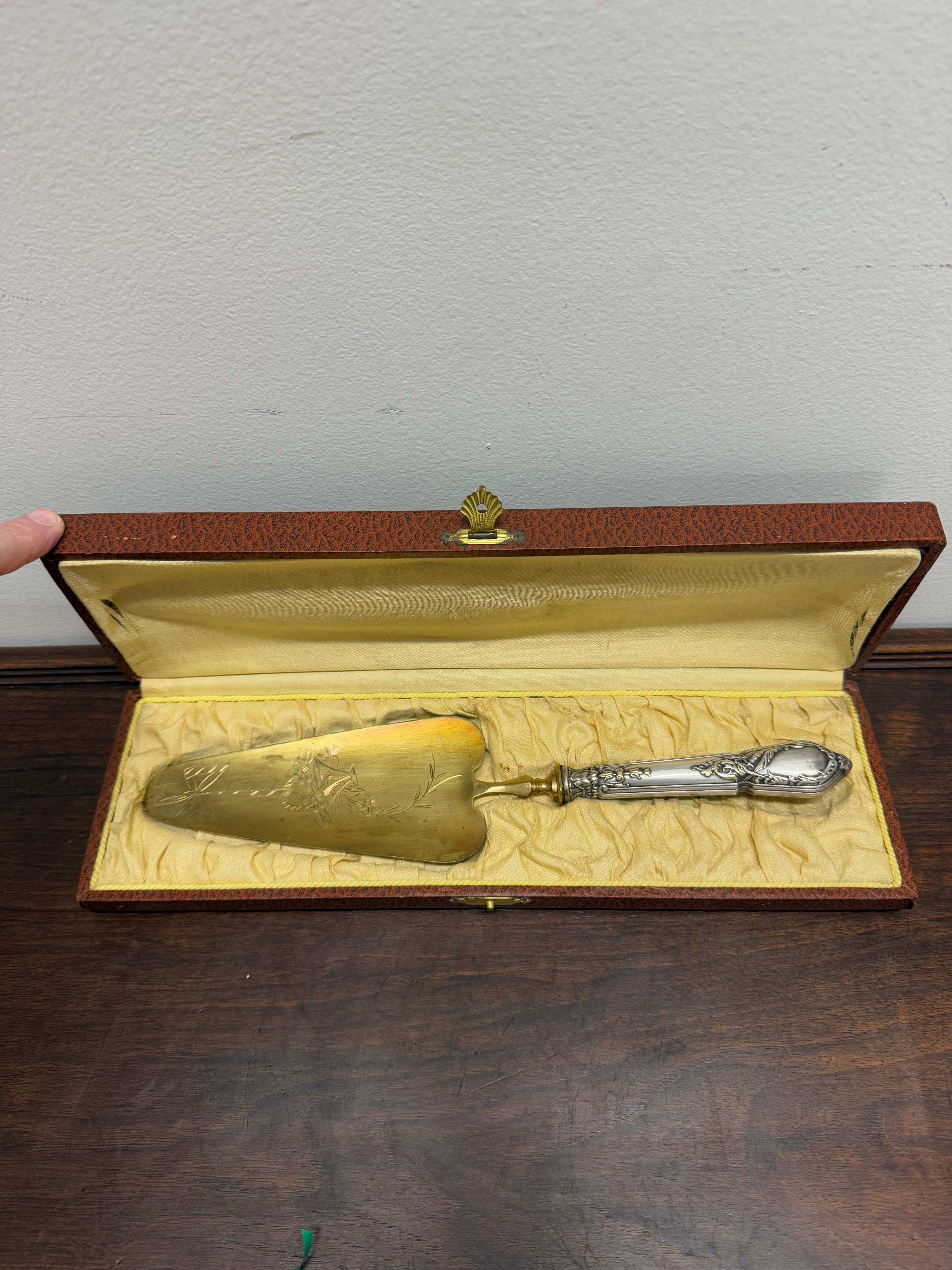 Vintage European Cake Server In Original Box | Antique & Vintage | Moonee Ponds Antiques | Australia Wide Delivery