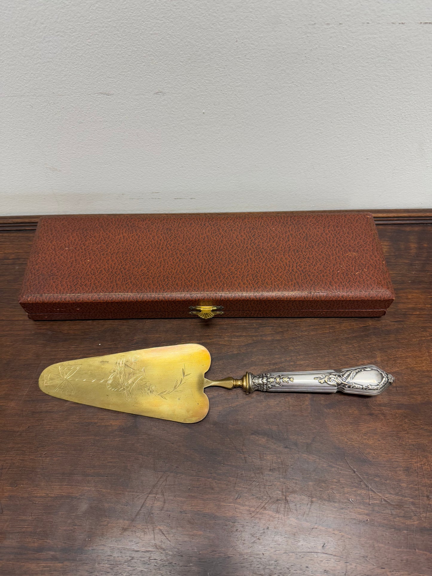 Vintage European Cake Server In Original Box