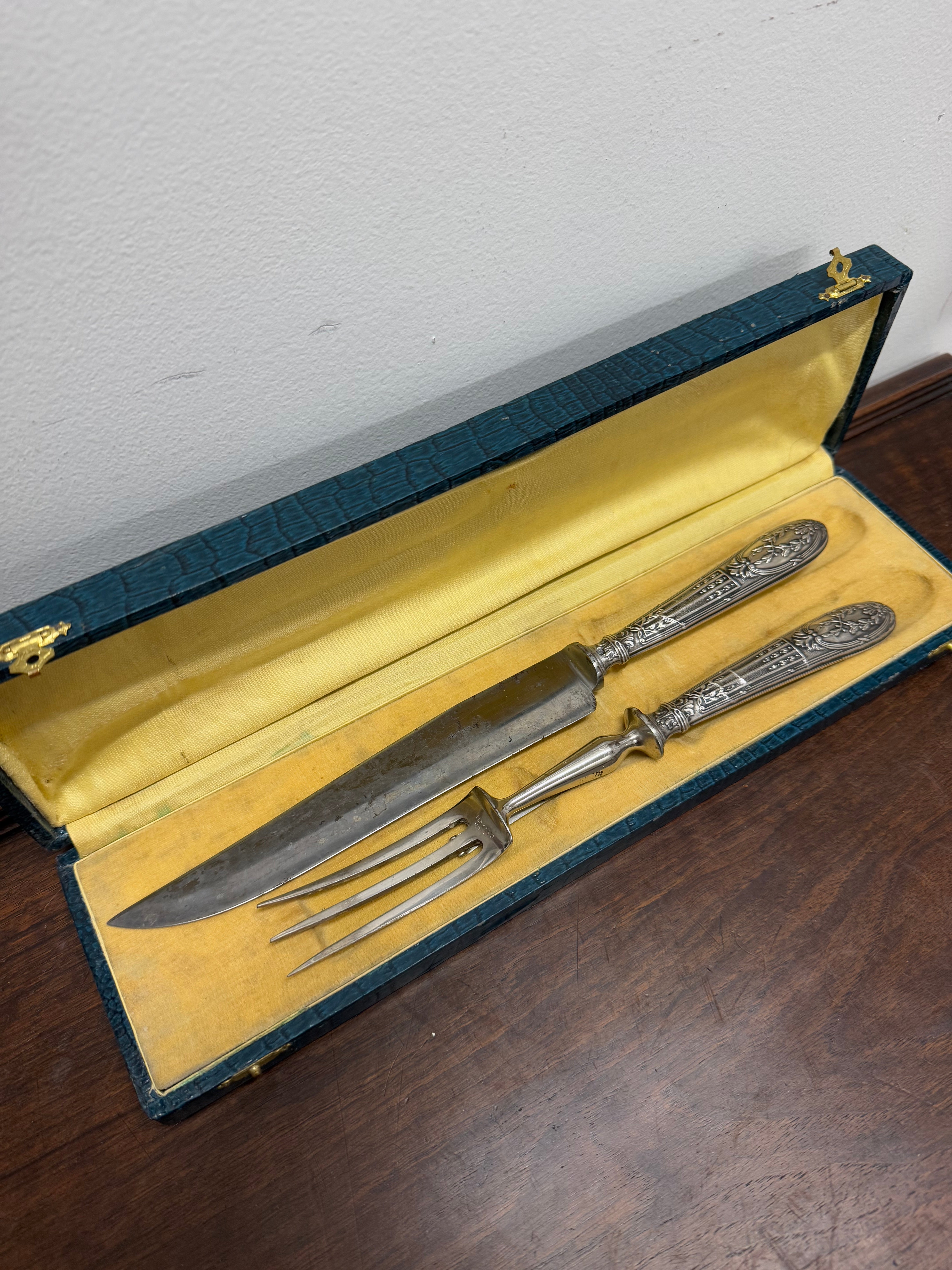Antique French Parisian Carving Set | Antique & Vintage | Moonee Ponds Antiques | Australia Wide Delivery