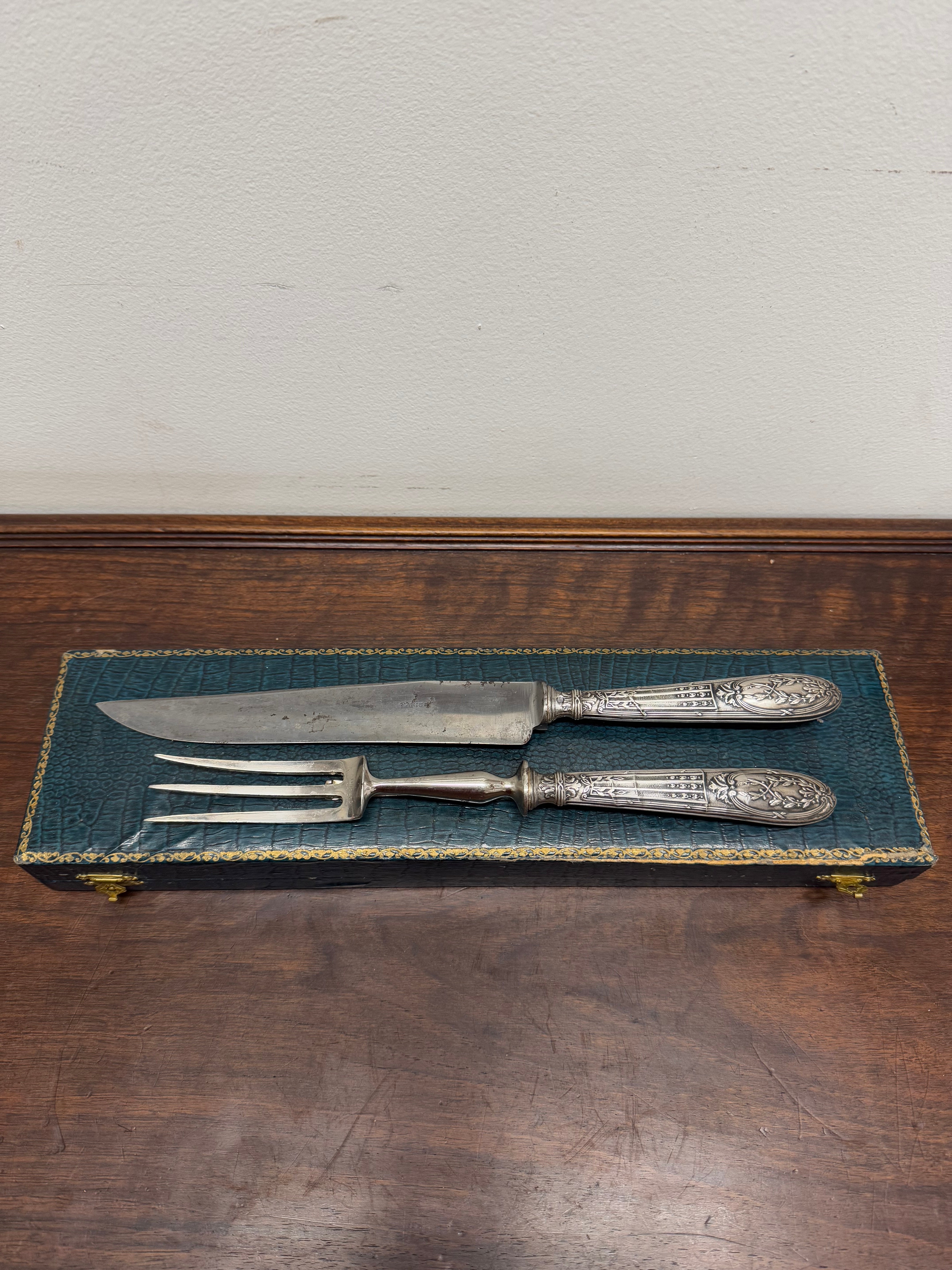 Antique French Parisian Carving Set | Antique & Vintage | Moonee Ponds Antiques | Australia Wide Delivery