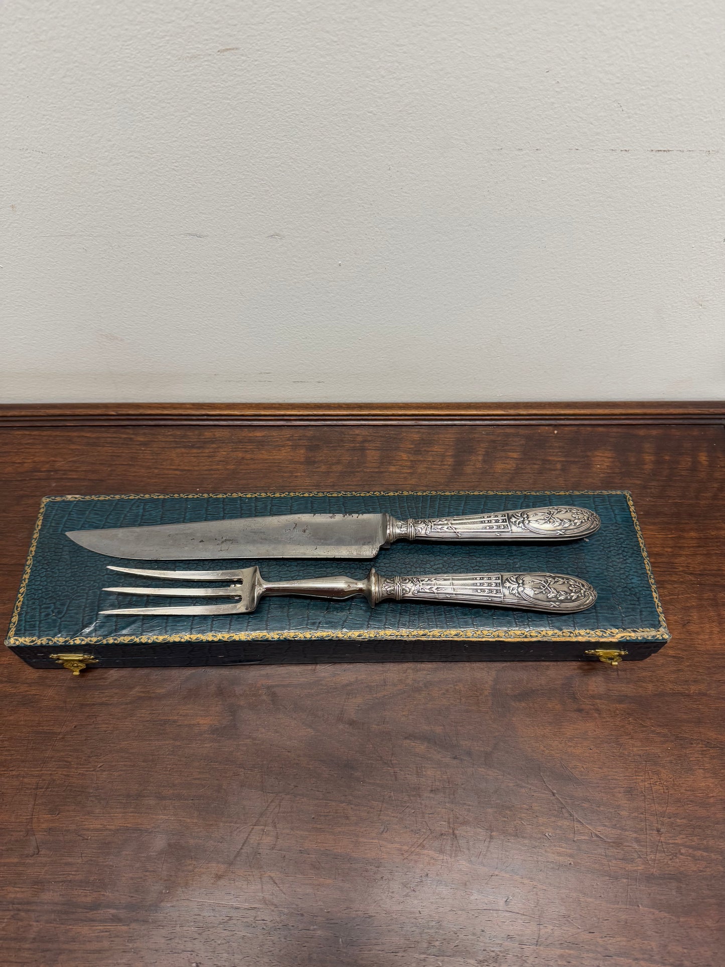 Antique French Parisian Carving Set