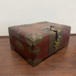 Rare Antique Chinese Hongmu Rosewood Jewelery Box