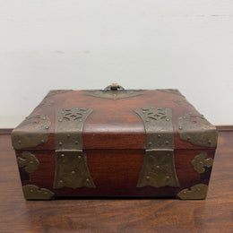 Rare Antique Chinese Hongmu Rosewood Jewelery Box