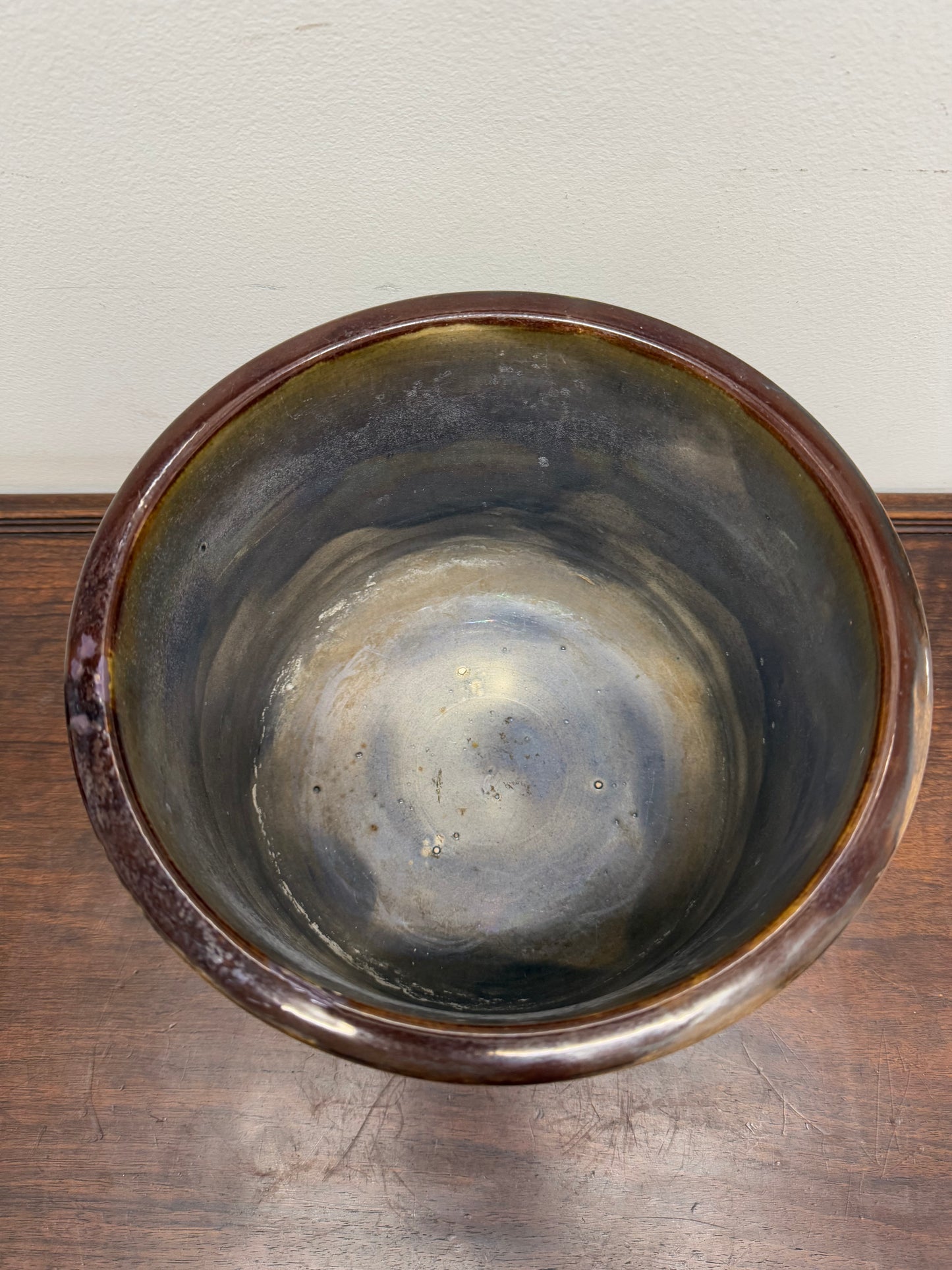 Antique Art Nouveau Style Majolica Jardiniere/Planter