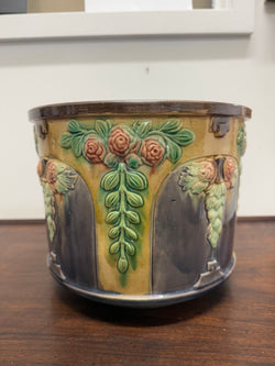 Antique Art Nouveau Style Majolica Jardiniere/Planter | Antique & Vintage | Moonee Ponds Antiques | Australia Wide
