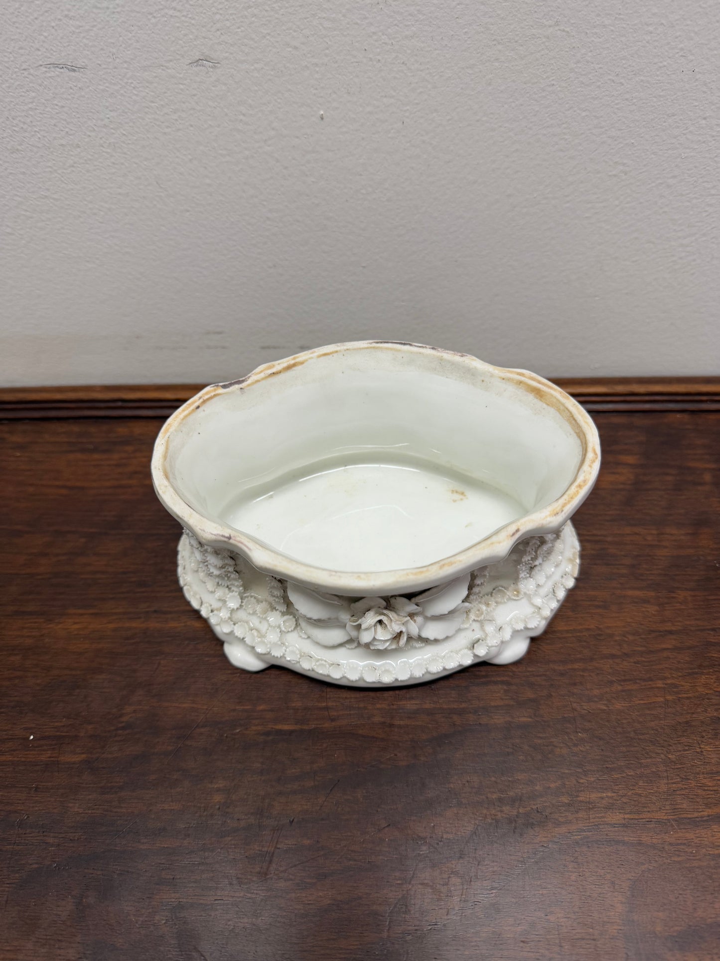 Rare German Fairing Porcelain Trinket Box