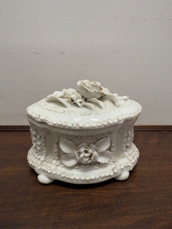 Rare German Fairing Porcelain Trinket Box | Antique & Vintage | Moonee Ponds Antiques | Australia Wide Delivery