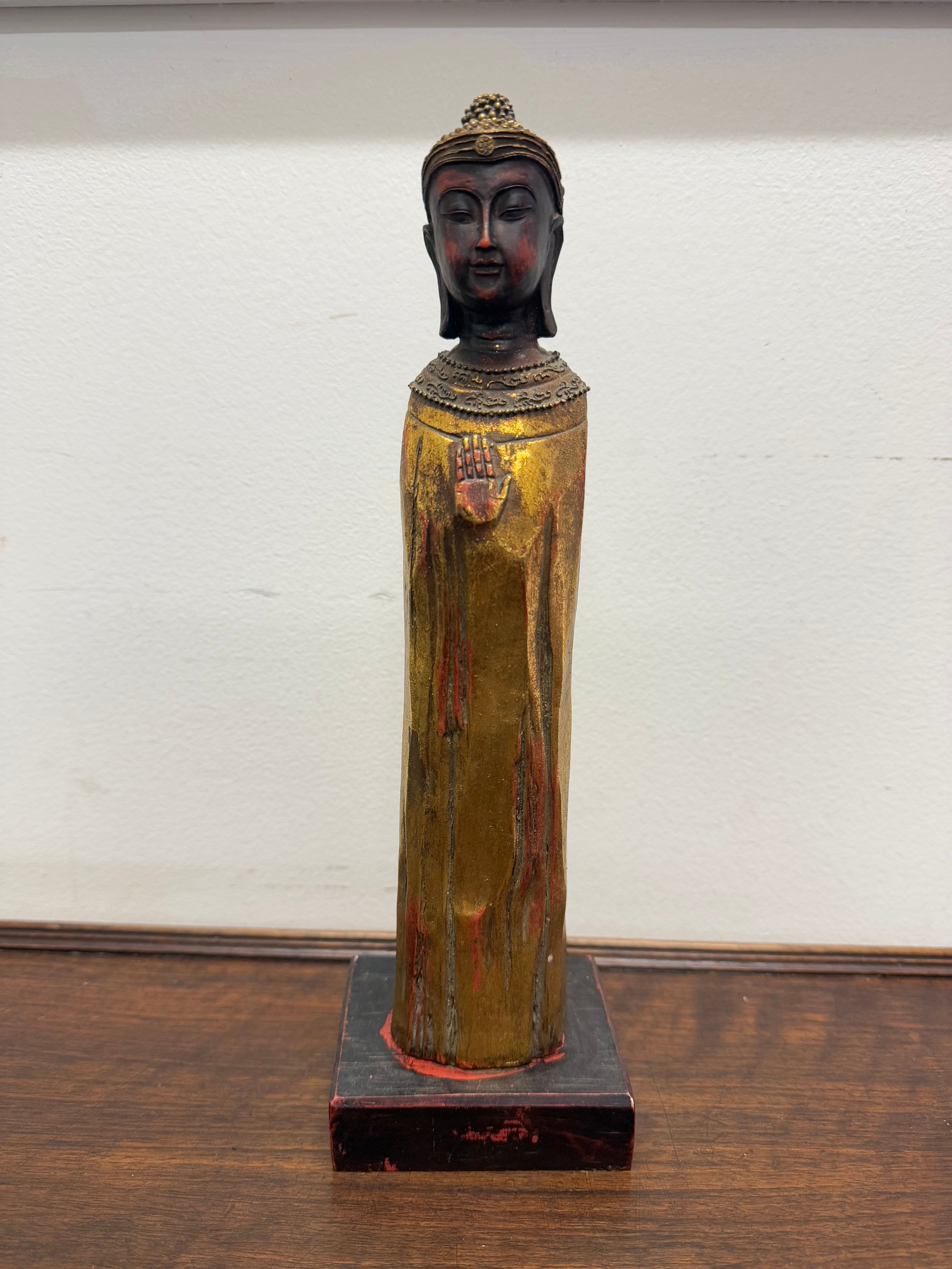 Vintage Thai Buddha Figure Statue