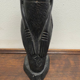 Vintage Hand Carved Ebony Wooden Statue